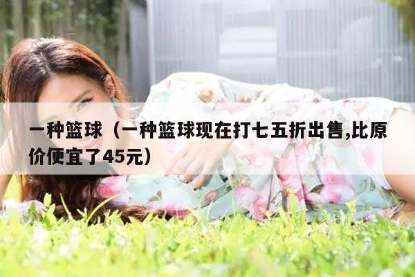一种篮球（一种篮球现在打七五折出售,比原价便宜了45元）